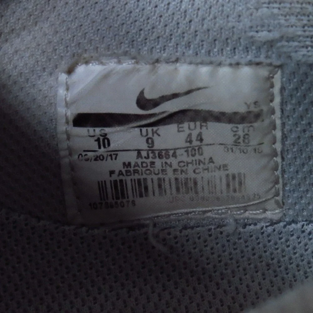Nike Air Force 1 Foamposite Pro Cup Men Sneaker Sz 10 Basketball White AJ3664100